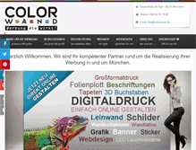 Tablet Screenshot of colorwand.de